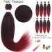 Leeven 8 Packs Red Pre Stretched Braiding Hair Extensions Yaki Straight Ombre EZ Crochet Braids Braiding Hair Hot Water Setting Burgundy Red EZ Braiding Hair Extensions /26 Inch 1B900# 26 Inch (Pack of 8) 1B900 - Buy Online on GoSupps.com