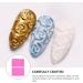 Lurrose Nail Tools - 2 Silicone Template Plates for DIY Nail Art | 3D Animal & Pebble Designs - Buy Online on GoSupps.com