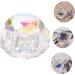 Nail Cup Crystal Glass Nail Crystal Bowl Glass Ashtray Nail Liquid Bowl Nails Glass Dish Nail Charm Storage Cup Crystal Nail Bowl Powder Dappen Dish Diamond Nail Polish Remover - Buy Online on GoSupps.com
