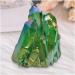 Room Decoration Green Electroplated Natural Crystal Cluster Specimen Raw Rock Quartz Flowers Aura Stones Gift Modern House Decor Great Choice for Home Decoration (Size : 300-400g) - Buy Online on GoSupps.com