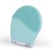 Create/face wave/facial cleaning brush made of silicone for rejuvenating the skin massager for all skin types vibration technology blue