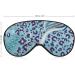 Buy Blue Leopard Zebra Print Sleep Mask - Soft Light-Blocking Eyeshade for Women | Adjustable Strap Blindfold for Travel & Relaxation - Buy Online on GoSupps.com