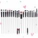 WOONEKY 20pcs Portable Eye Makeup Spoolie Brush for Eyelashes Eyeliner Eyeshadow Brush Kit Eyelash Kits 15.50X1.50X1.50CM As Shown - Buy Online on GoSupps.com