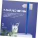 Housoutil 3ST Toothbrush for Prosthesis Care | Dual-Head Cleaner for Hard & Partial Dentures | Efficient Plastic Detergent Brush for False Teeth Care - Buy Online on GoSupps.com