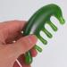 Minkissy Jade Scalp Massage Comb | Natural Wide Tooth Gua Sha Comb for Hair Growth & Antistatic Head Massage Device - Buy Online on GoSupps.com