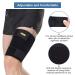 Thigh Bandage for Muscle Fiber Tear | Adjustable Neoprene Compression Sleeves with Velcro | Pain Relief & Rehabilitation - Buy Online on GoSupps.com