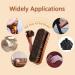 Premium Horse Hair Shoe & Boot Brush Set with Wooden Handles - Brown - Buy Online on GoSupps.com