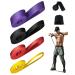Victoper Resistance Bands Resistance Bands Set for Men Women Exercise Bands with Different Resistance Levels Pull up Bands for Strength Training Fitness Pilates Yoga Stretch Toning Workout bands Yellow/Red/Black/Purple