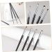 Outanaya 4pcs Eyeliner Brush Horse Hair Wooden Handle Black Eye Precision Brush - Buy Online on GoSupps.com
