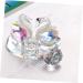 1pc Nail Art Crystal Cup Dapping Dish for Nails Dappen Nail Care Tools Manicure Glass Cup Nail Powder Mixing Cup Nail Art with Cap Glass Dapping Acrylic Crystal Dish - Buy Online on GoSupps.com