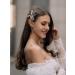 SWEETV Gold Bridal Hair Comb | Rhinestone Wedding Clip | Crystal Flower Headpiece - Buy Online on GoSupps.com
