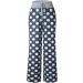 Plus Size Women s Wide Leg Jogging & Sports Pants | Bohemian Dot Print Leisure & Pajama Pants - Buy Online on GoSupps.com