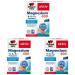Double heart magnesium 400 + B1 + B12 + folic acid - magnesium supports normal muscle function and energy metabolism - 30 vegan tablets (pack of 3) 30 (3 pack)