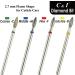 C & I Diamond Nail Drill Bit Flame Shape E-File Professional Cuticle Clean Drill Bit Improved Diamond Powder plus Tungsten Carbide Shank 3/32 (2.7 mm Fine -F) - Buy Online on GoSupps.com