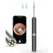 Ear Wax Removal  Ear Cleaner with 1080P Ear Scope Camera & 6 LED Light for Ear Pick  Earwax Removal Kit with 2 Silicone Scoops  Black Dark Black XL
