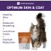 Feline Optimum Skin & Coat (180g) - Reduce Shedding and Hairballs for Healthy Fur | Biotin, Marine Collagen, Omega-3, Hyaluronic Acid, Folic Acid - Buy Online on GoSupps.com