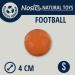 Nosli Natural Toys Football | Premium 100% Natural Rubber Dog Ball | Dental Care Kit for Small & Big Dogs | Durable Play Ball for Pets - Buy Online on GoSupps.com