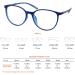 ProEyes Moony Progressive Multifocal Reading Glasses - Lightweight Anti Blue Light Lens 1.75X Purple - Zero Magnification Top Lens for Comfort - Buy Online on GoSupps.com