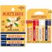 Burt's Bees Lip Balm Easter Basket Stuffers - Vanilla Bean Lip Moisturizer & Lip Balm Easter Basket Stuffers - Beeswax Strawberry Coconut and Pear Vanilla Bean Pack