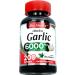 Organic Garlic Pills 6000 mg | Odorless Garlic Softgels - 200 Capsules for Ultra High Absorption | Premium Garlic Supplements - Buy Online on GoSupps.com