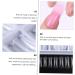 Healeved 1 Set Nail Extension Manicure Clear Acrylic Nails Tips Acrylic Nail Art Pen Nails Brush Dual End Round Tips Nail Decorations for Nail Art Nail Gel Crystal Suit Plastic French White 20x10cm White - Buy Online on GoSupps.com