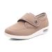 STABLLP Mens Womens Diabetic Shoes Plantar Fasciitis Orthopaedic Walking Shoes Lightweight Adjustable Surgical Footwear for Elderly Recovery Edema Arthritis Swollen Feet Beige 39 39 Beige