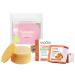 Turmeric Soap Bar for Face & Body & Turmeric Cleansing Pads Turmeric Body Soap with 30Pcs Facial Sponges Natural Handmade Soap with Soap Bag for Women & Men Smoother skin Natural Ingredients