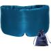 ATreebag Mulberry Silk Sleep Mask for Men & Women - Adjustable Blackout Eye Cover in Peacock Blue - Ideal for Sleep, Travel, Yoga - Large Size - Buy Online on GoSupps.com