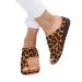 MisFun Women'S Bunion Sandals Bohemian Style Wedge Sandals with Bunion Corrector Flat Heel Orthopedic Sandals Women Suitable for Summer Travel Outdoor Hiking 9 Leopard Print