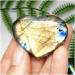 1pcs 3-4cm Natural Labradorite Heart Moonstone Reiki Gems Crystal Heart Stones - Buy Online on GoSupps.com