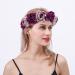 ZHER-LU Flower Headband Floral Crown Garland Halo for Wedding Festival (Purple) - Buy Online on GoSupps.com