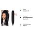 SEGO Ponytail Extension - Real 100% Remy Hair Clip-In Braid Black #1 14 (35cm) 105g - International Shipping Available - Buy Online on GoSupps.com