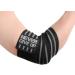 Professional Elbow Wraps for Weightlifting | Elastic Straps Brace Support | Gym Fitness Protector - Gray (Pair - Buy Online on GoSupps.com