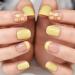 EchiQ Yellow Flowers Press On Nails - Glossy Gel Polish DIY False Nails - Cute Reusable Manicure Faux Ongles for Women and Girls - Buy Online on GoSupps.com