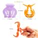 Shop RC Roche 6-Piece Pumpkin Clamp Set - High-Quality Octopus Hair Clips for Women with Interlocking Teeth | Large Colored Multifunctional Claw Clips - Buy Online on GoSupps.com