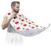 Cherry Beard Bib Apron Beard Bib Hair Catcher for Men Shaving and Trimming Non-Stick Waterproof Beard Cape Grooming Cloth with 2 Suction Cups Gifts for Men