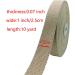 1 Inch Wide 10 Yard Heavy Cotton Webbing Strap for Bag Handles & Belts - Khaki - Buy Online on GoSupps.com