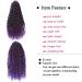 8 Packs 22'' Purple Goddess Locs Crochet Hair | Boho Faix River Locs with Curly Ends | 8 packs/lot T1B/Purple - Buy Online on GoSupps.com