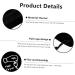 BIUDECO 4 Pcs Hair Dryer Storage Bag Mini Hair Organizer Storage Hair Dryer Travel Bag Tool Flannel Black - Buy Online on GoSupps.com