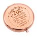 20th Birthday Gifts for Girls Friend 20 Year Old Birthday Gifts Inspirational Gifts Makeup Mirror for Daughter Niece Happy 20th Birthday for BFF Sister Bestie Pocket Makeup Mirror for Granddaughter