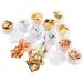 Gold Silver Manicure Paper Manicure Irregular Aluminum Foil Nail Paper Gold Silver Nail Decorative Paper Glitter Manicure Paper 12 Cans - Buy Online on GoSupps.com