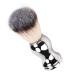Handmade Soft Bristle Shaving Brush with Silver Handle | Perfect for Home Salons - International Shipping Available - Buy Online on GoSupps.com