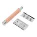Buy Safety Manual Razor - Men's Double Edge Beard Shaver Handle with Base (No Blade) - Premium Quality for Precision Shaving - Buy Online on GoSupps.com