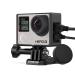 Sametop Frame Mount Housing Frame with Lens Cap Compatible with Go Pro Hero 4 Hero 3+ Hero 3 Cameras