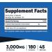 Nutricost Creatine Monohydrate 3000mg - 180 Gluten Free Capsules | Non-GMO Optimize Performance International Shipping - Buy Online on GoSupps.com