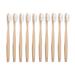 Suicra toothbrushes natural toothbrush 10 pack wood toothbrushes soft bristle chapter fiber fiber of teeth brush environmentally friendly oral care