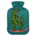 Dinosaur Surfer Hot Water Bottle with Cover Hot Water Bottles for Pain Relief Hot Water Bag Heating Bag for Warming Hands 2L