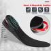 RMENOOR 4-Layer Air-Padded Height Increase Insoles - Adjustable 3-7.5cm Invisible Heel Lift Inserts for Men & Women - Black - Buy Online on GoSupps.com