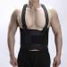 Adjustable Back Brace Elastic Lumbar Support Belt - Lower Back Brace Posture Corrector Protector All-Round Waist Protection - Buy Online on GoSupps.com