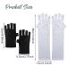 AYNKH UV Gloves 2 Pair for Gel Nails Anti UV Shield Gloves Gel Manicure Nail Art Dryer Tools to Protect Hands from UV Light Lamp Dryer Black White - Buy Online on GoSupps.com